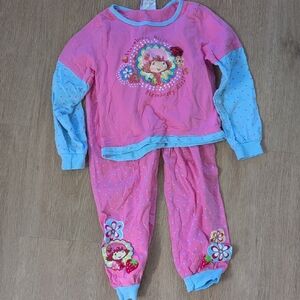 Y2k Strawberry Shortcake Pajamas Size 6